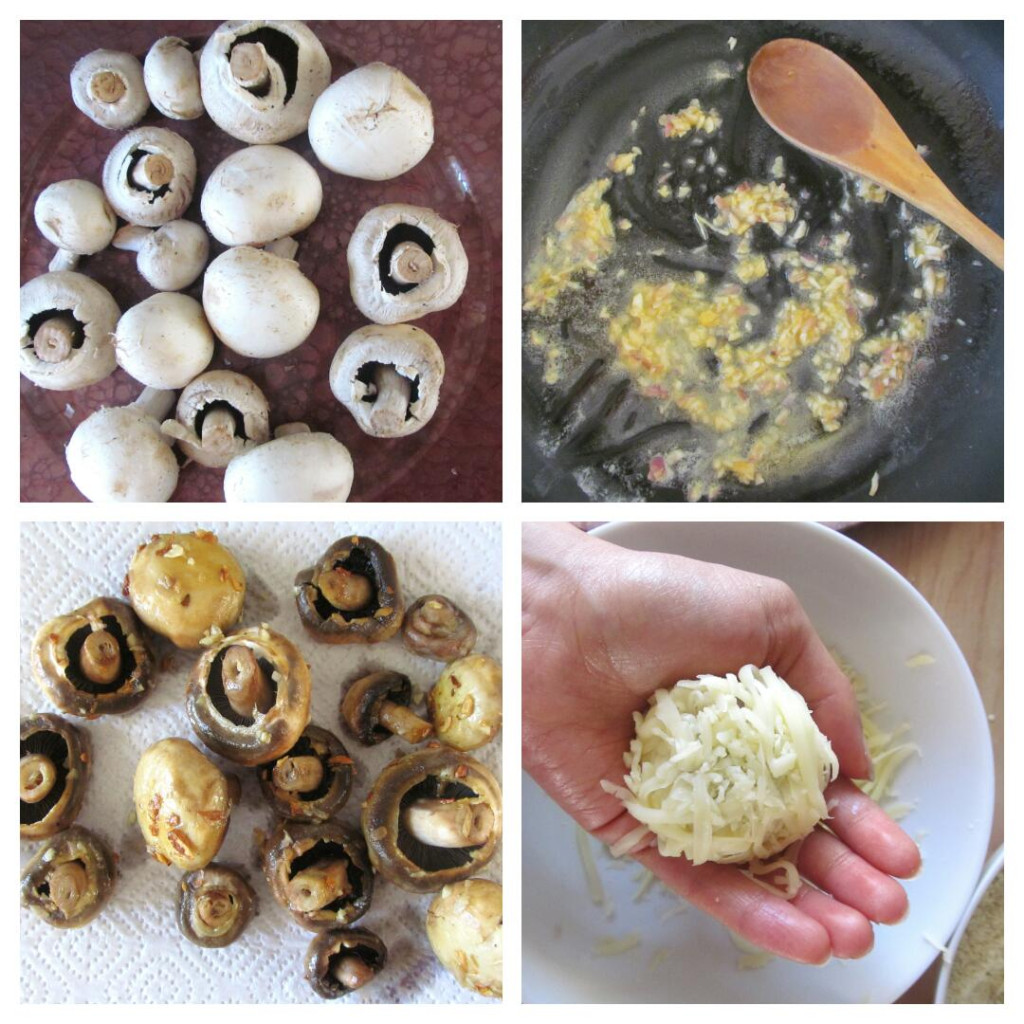 Process for forming Mushroom-Mozzarella balls |http:www.andthentherewasfood.co.za/